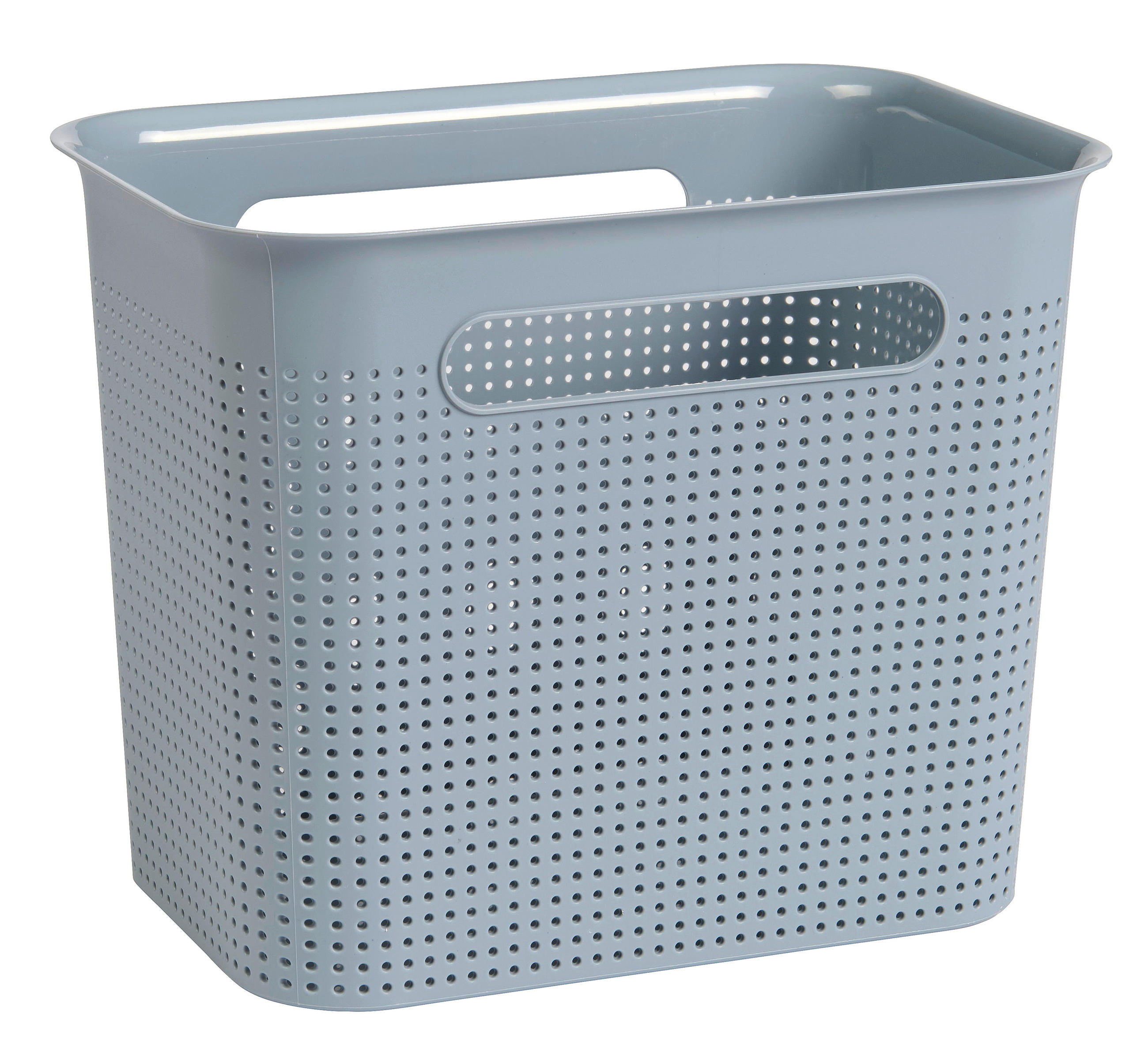 BOX     - Pastellblau, KONVENTIONELL, Kunststoff (18/21,1/26,2cm) - Rotho