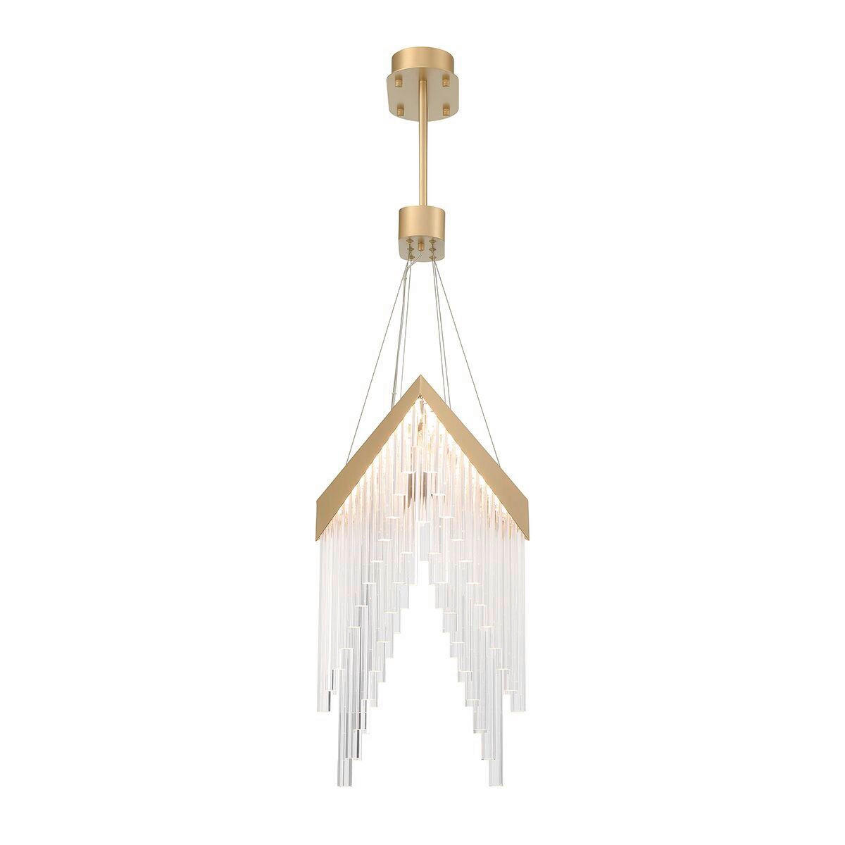 KRONLEUCHTER 40,5/119,4 cm    - Goldfarben, Konventionell, Kunststoff/Metall (40,5/119,4cm) - Elstead Lighting
