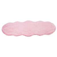 UMELÁ KOŽUŠINA, 55/160 cm, pink - pink, Basics, textil (55/160cm)