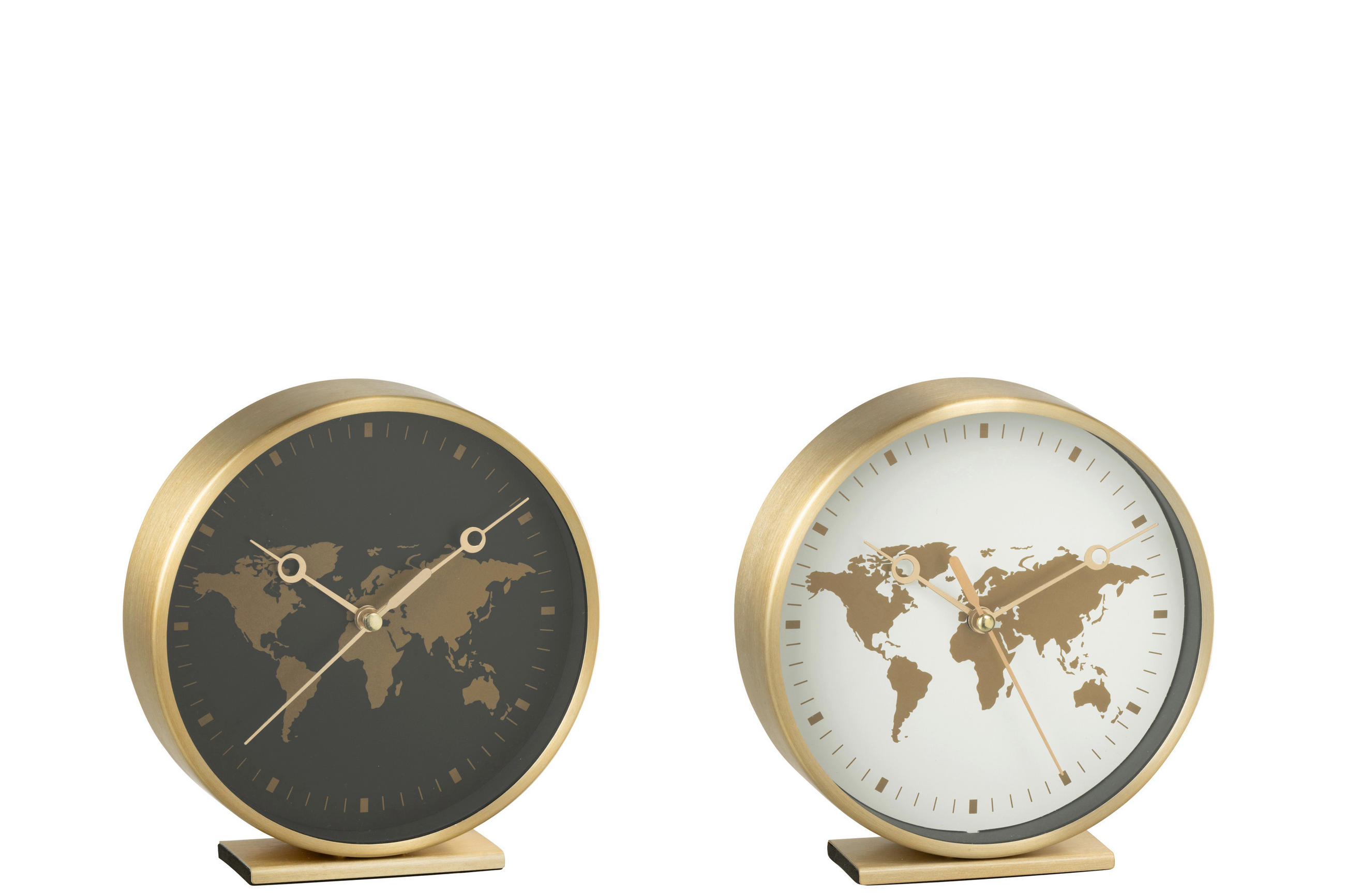 WANDUHR Schwarz, Goldfarben 15/4,3/15,6 cm  - Goldfarben/Schwarz, Basics, Glas/Kunststoff (15/4,3/15,6cm) - Ambia Home