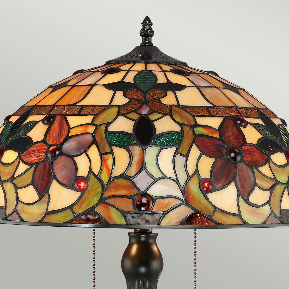 TISCHLEUCHTE - Bronzefarben, Konventionell, Glas/Metall (40,6/40,6/58,4cm) - Elstead Lighting