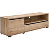 LOWBOARD  in 180/55/48 cm  - Eichefarben/Anthrazit, Design, Holzwerkstoff/Kunststoff (180/55/48cm) - Carryhome