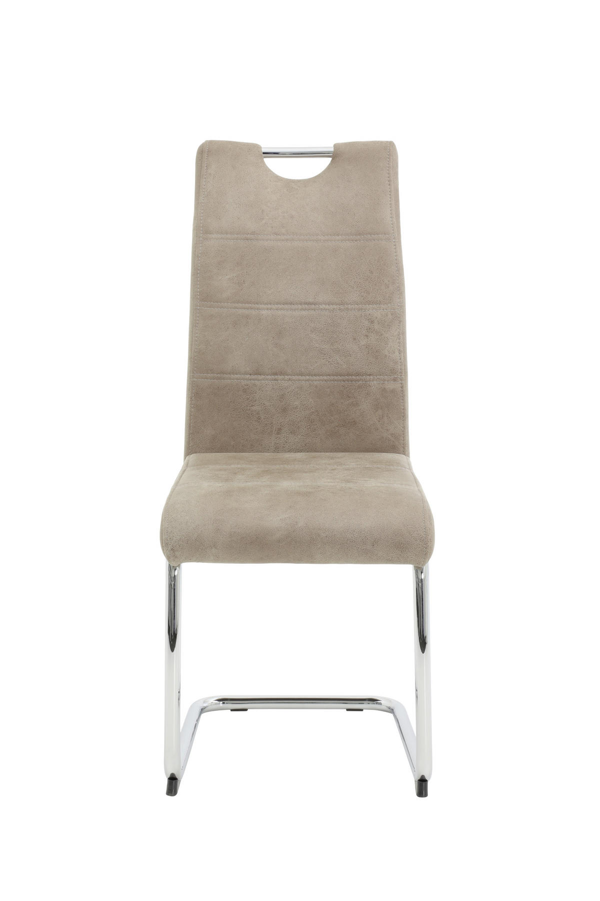 TISCHGRUPPE   - Eichefarben/Beige, MODERN, Textil/Metall (160-320/76/90cm) - MID.YOU