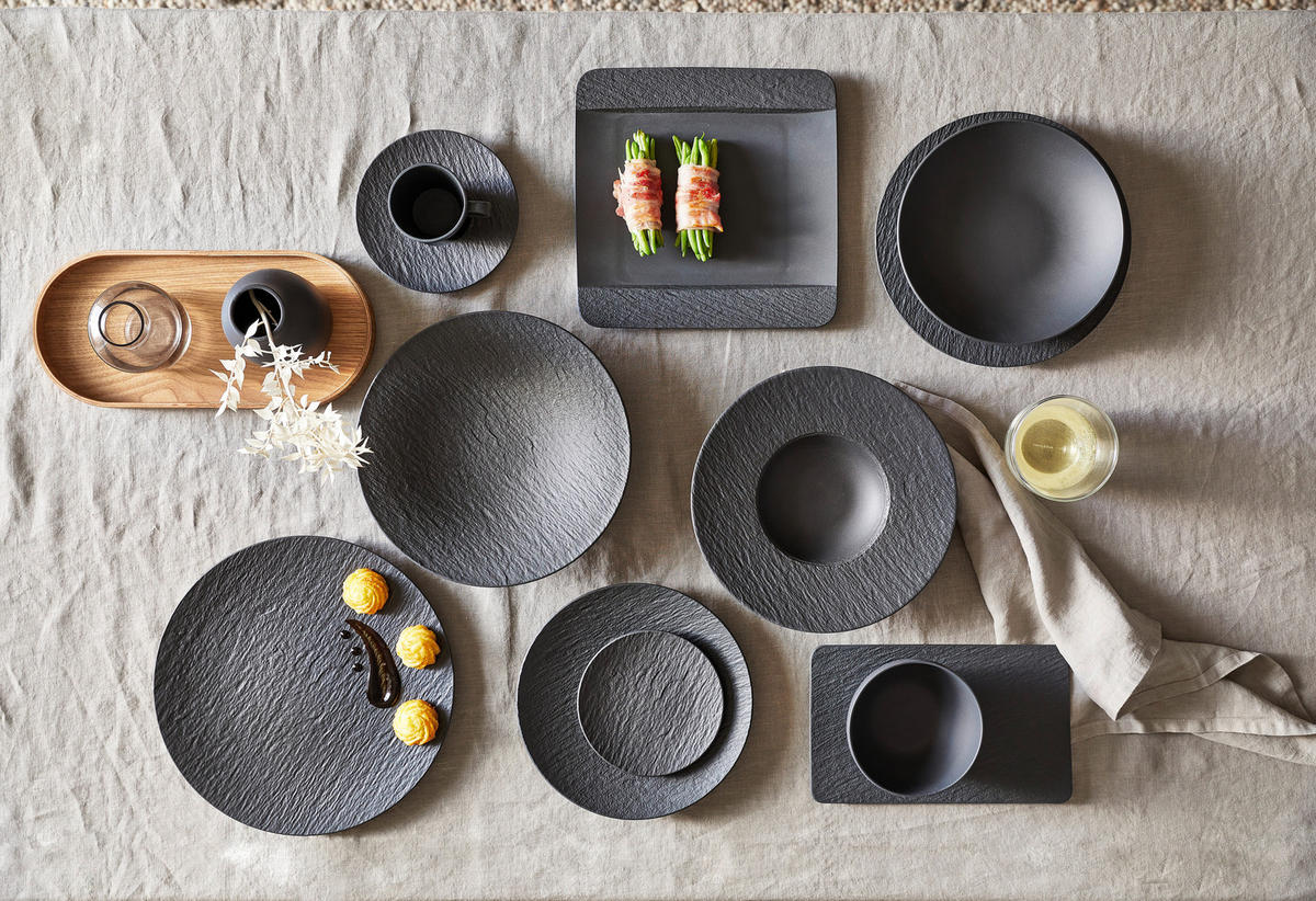 GOURMETTÁNYÉR 31,50 cm  - fekete, Konventionell, kerámia (31,50cm) - Villeroy & Boch