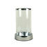 WINDLICHT - Klar/Silberfarben, Design, Glas/Metall (14,5/24,5cm) - Ambia Home WINDLICHT - Klar/Silberfarben, Design, Glas/Metall (14,5/24,5cm) - Ambia Home
