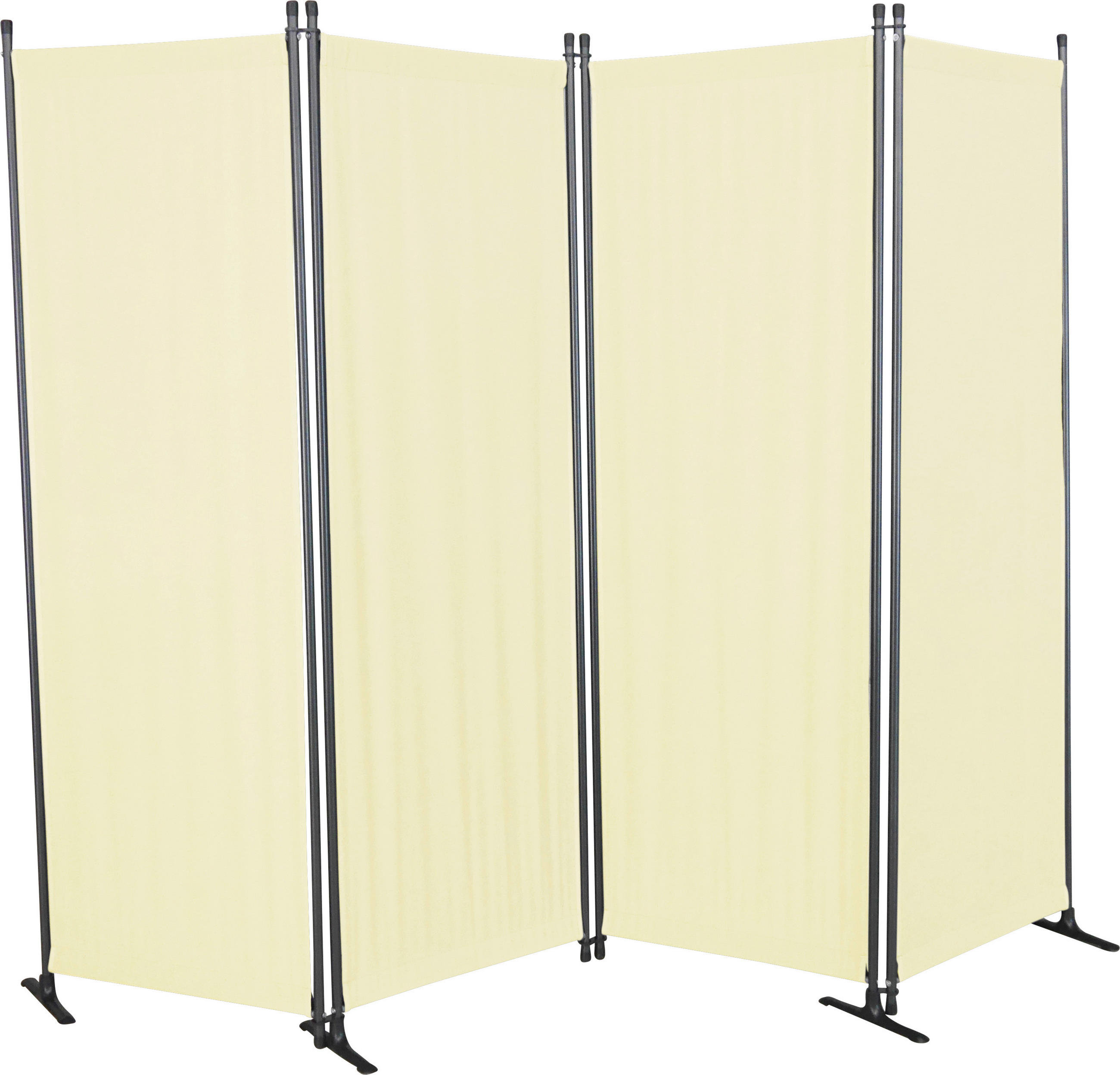 SICHTSCHUTZ - Beige/Grau, Basics, Kunststoff/Metall (220/165/25,2cm) - Boxxx