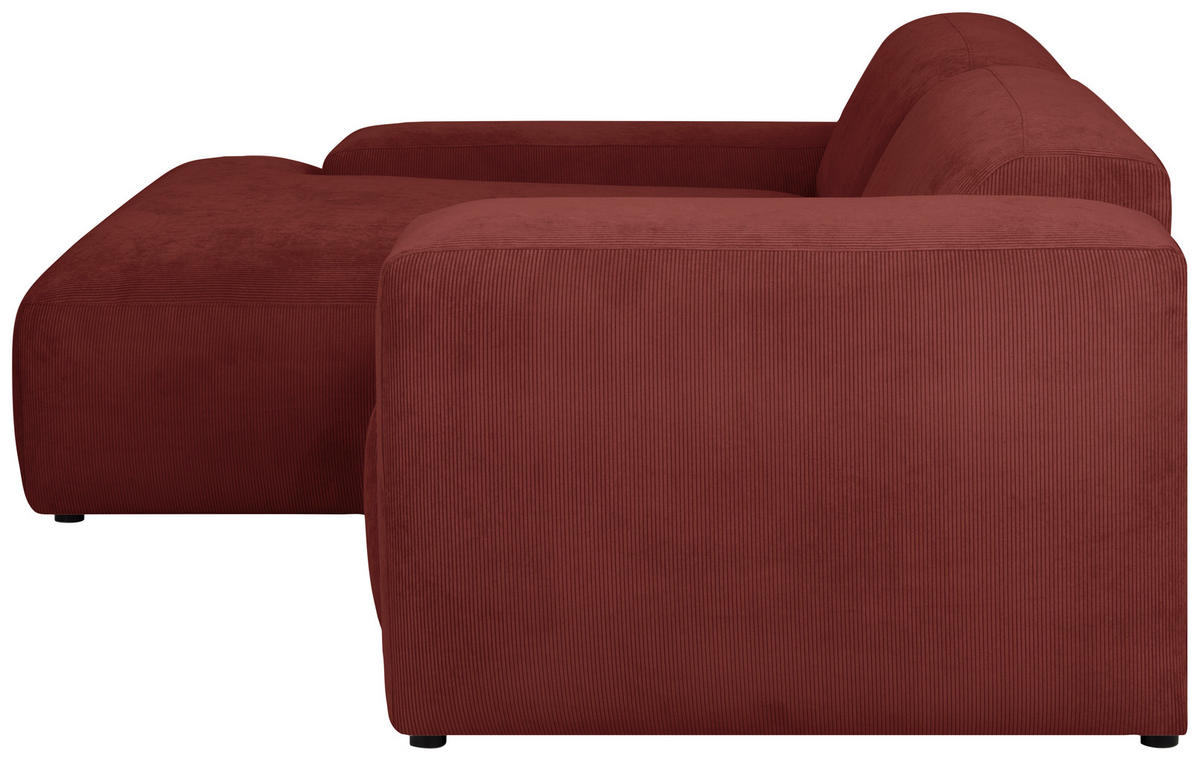 HÖRNSOFFA i manchester röd  - röd/svart, Design, textil/plast (170/252cm) - MID.YOU