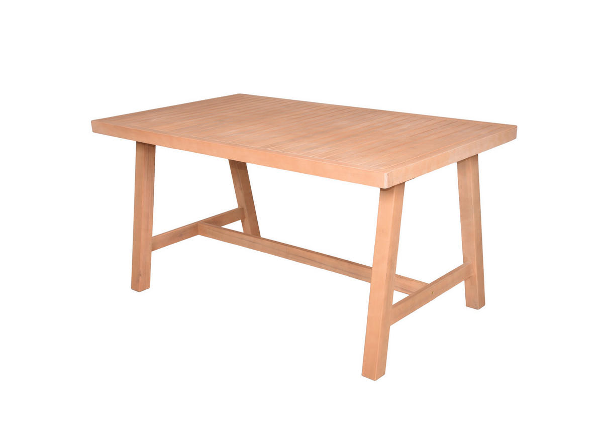 ZAHRADNÍ STŮL, dřevo, 150/85/75 cm - světle hnědá, Basics, dřevo (150/85/75cm) - Gardenson