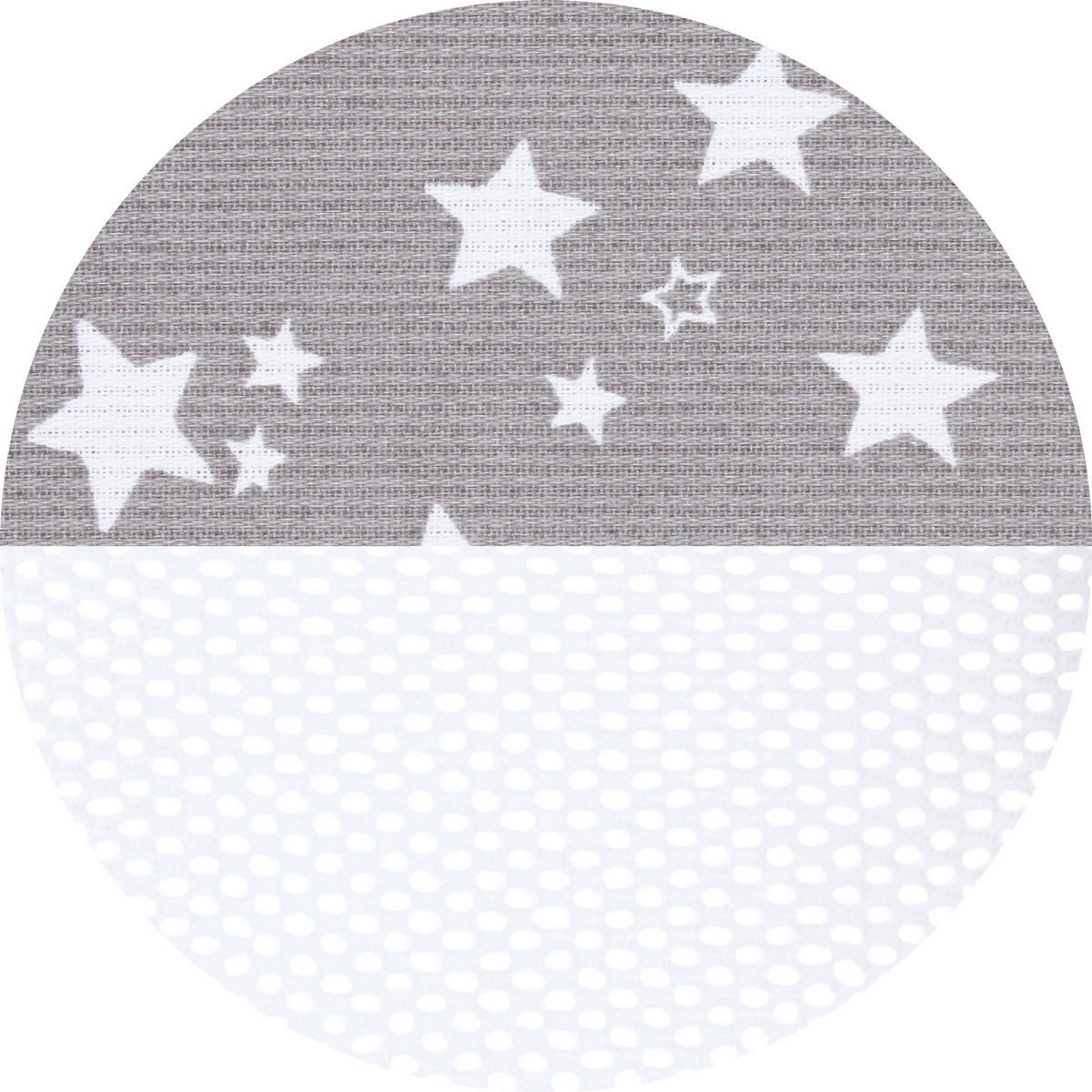 NESTCHEN babybay Nestchen 3D Mesh  - Grau, Basics, Naturmaterialien (168/24/2cm) - Tobi