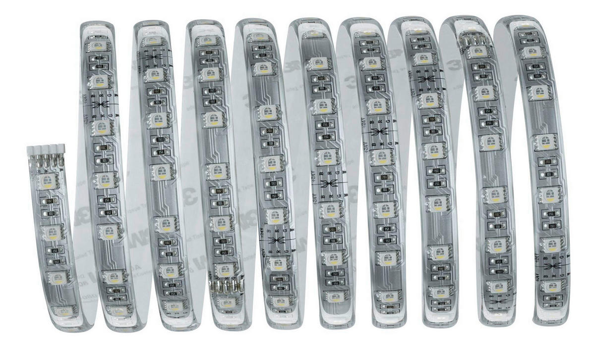 LED-STRIP MAX LED 300/1,25/0,3 cm   - Silberfarben, Design, Kunststoff (300/1,25/0,3cm) - Paulmann