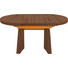 COUCHTISCH Kernnussbaum furniert Nussbaumfarben - Nussbaumfarben, KONVENTIONELL, Metall (110(150,5)/65/54-73cm) - Venda