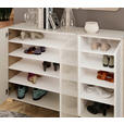 HÄNGESCHUHSCHRANK 141/85/35 cm  - Eiche Bianco/Greige, Design, Holzwerkstoff (141/85/35cm) - Voleo