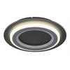 LED-DECKENLEUCHTE 34/5,5 cm   - Opal/Hellgrau, Design, Kunststoff/Metall (34/5,5cm) - Globo