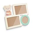 BILDERRAHMEN 34/30/1,3 cm  - Türkis/Hellbraun, Basics, Holzwerkstoff/Kunststoff (34/30/1,3cm) - My Baby Lou