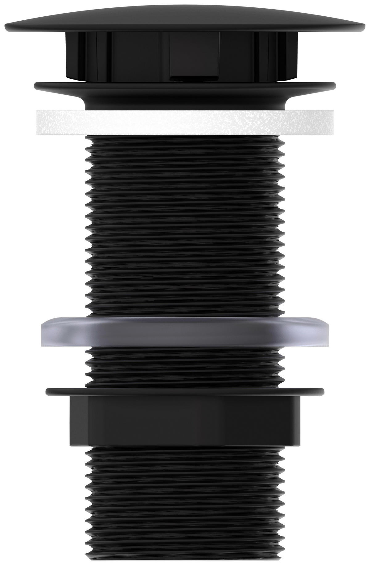 ABLAUFVENTIL 98807500  - Schwarz, Basics, Metall (7,0/6,5/7,0cm) - Schütte