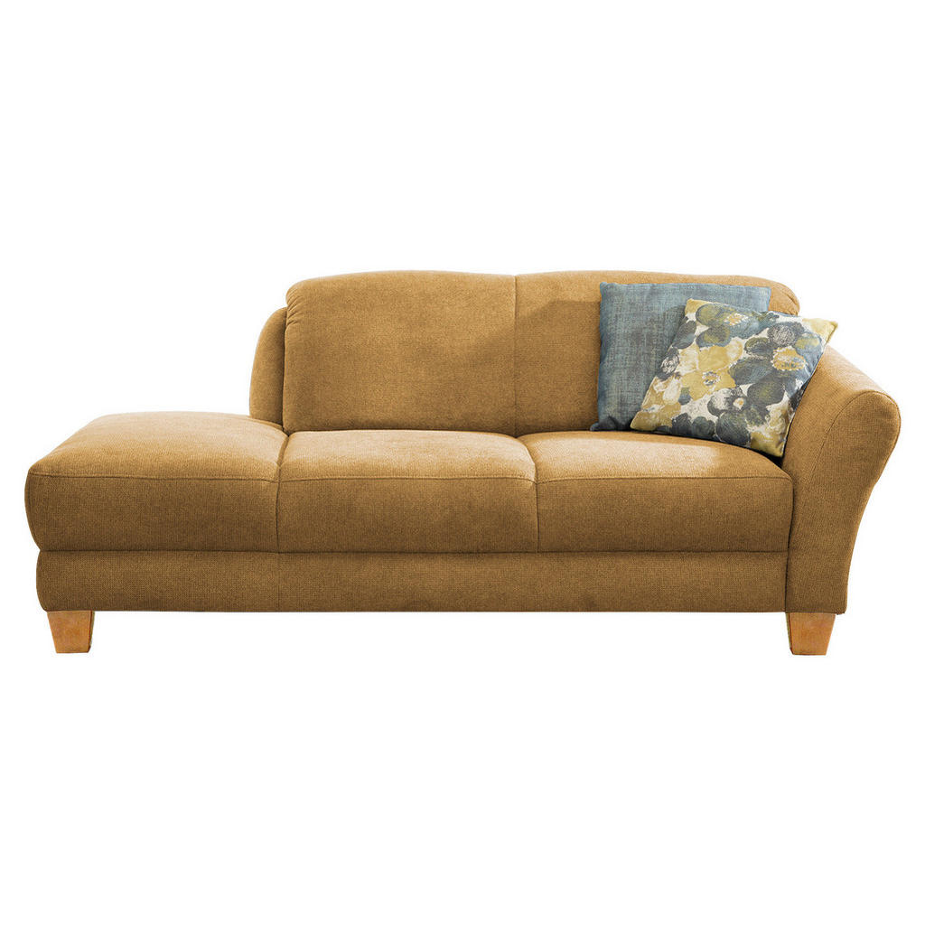 Thumbnail - Sit & More Récamiere, Senfgelb, Textil, Buche, 194x84x91 cm, Goldenes M, Oeko-Tex® Standard 100, Made in Europe, DGM-Kli...