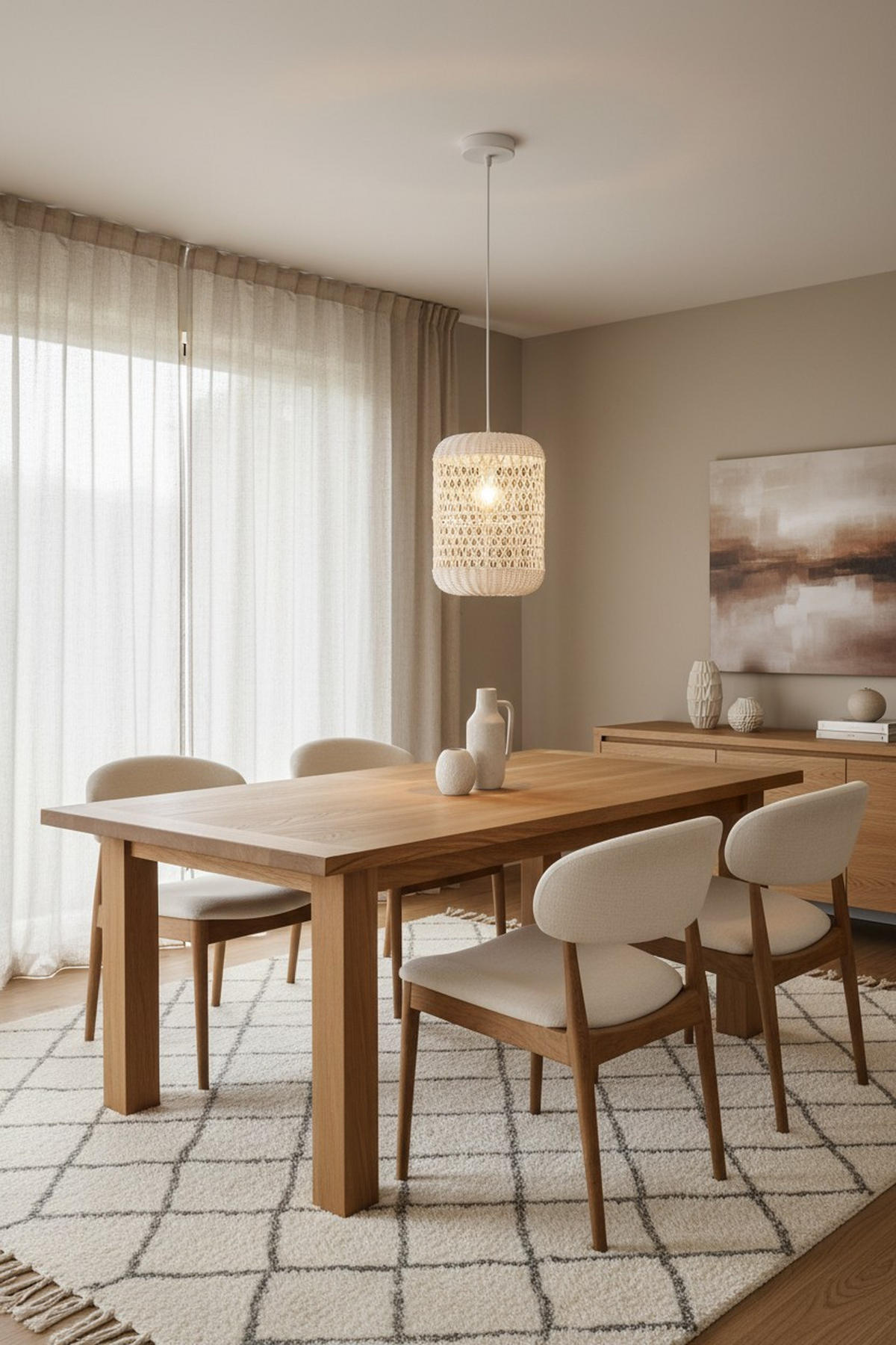 HÄNGELEUCHTE 24,5/139,5 cm    - Grauweiss, Trend, Holz/Metall (24,5/139,5cm) - Novel