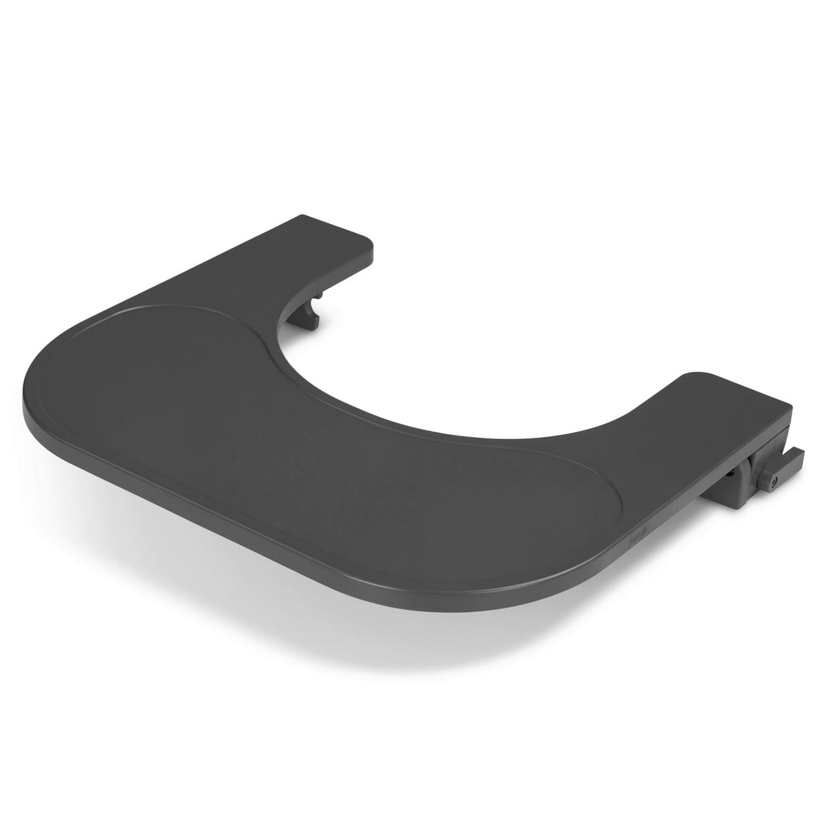 POLICA ZA JELO I IGRU  Yippy  - tamno siva, Basics, plastika (38/44/55cm) - moji