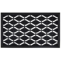 DVEŘNÍ ROHOŽKA, 45/75 cm - černá, Basics, plast (45/75cm)