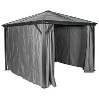 OUTDOORVORHANG     - Dunkelgrau, Basics, Kunststoff - Ambia Garden