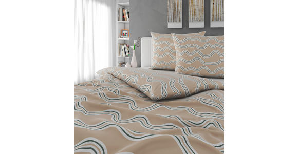 BETTWÄSCHE Satin 200/200 cm - Naturfarben, Textil (200/200cm) - Novel