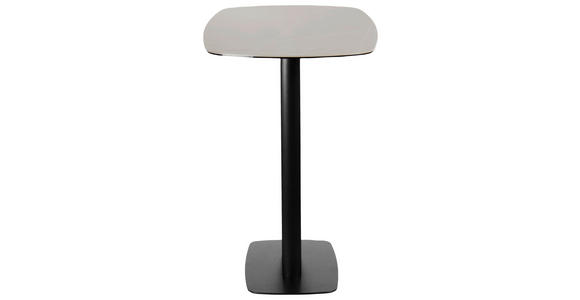 BARTISCH - Schwarz/Grau, Design, Glas/Keramik (70/70/105cm) - Novel