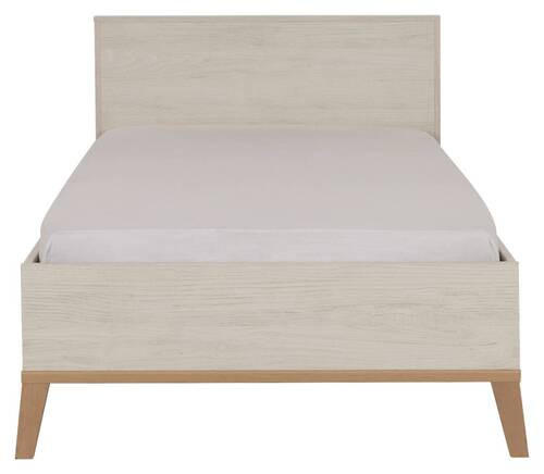 BETT 90/200 cm  in Kastanienfarben  - Kastanienfarben/Buchefarben, MODERN, Holz (90/200cm) - MID.YOU
