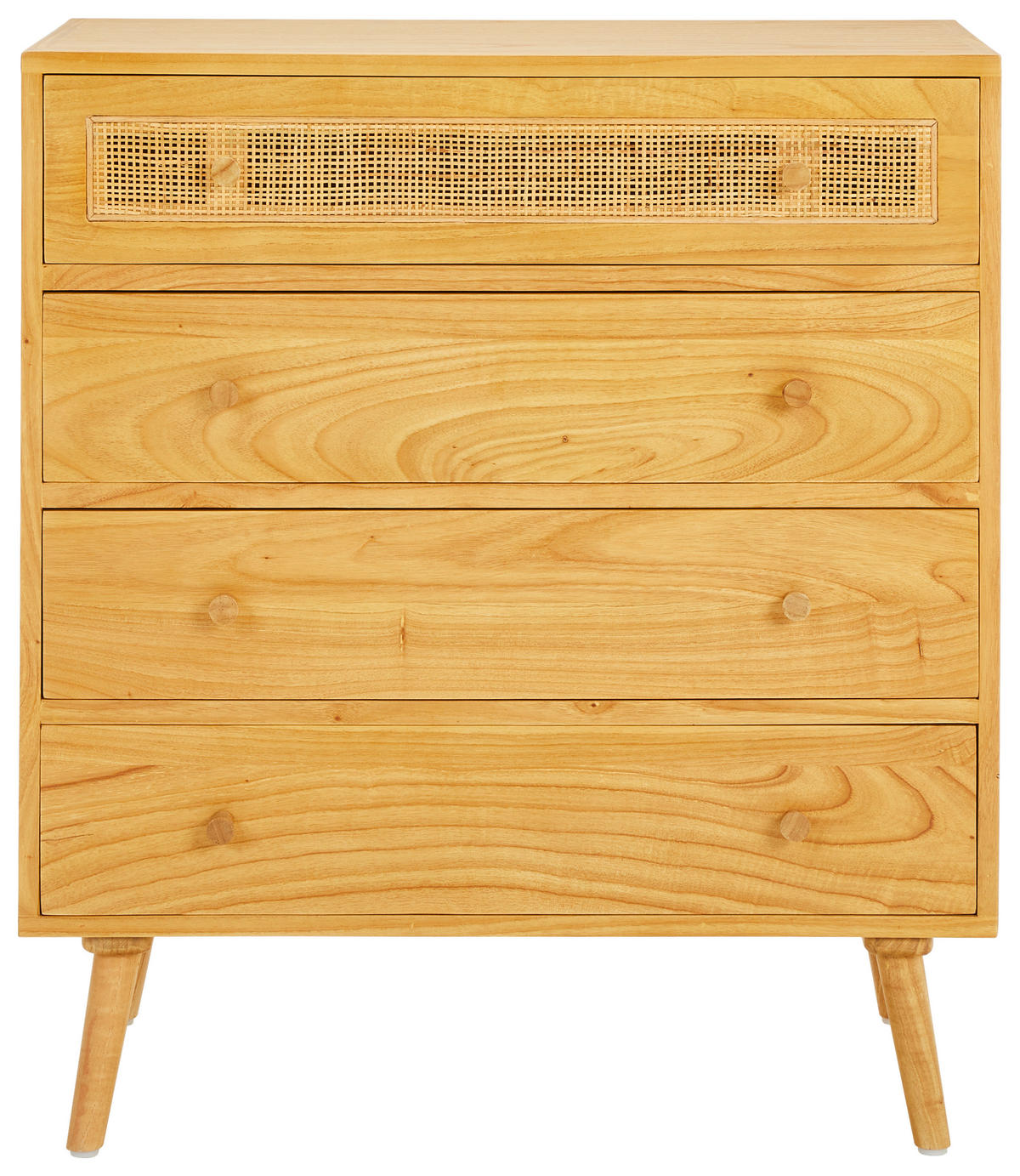 KOMMODE  in 80/90/40 cm  - Hellbraun/Naturfarben, Natur, Naturmaterialien/Holz (80/90/40cm) - MID.YOU
