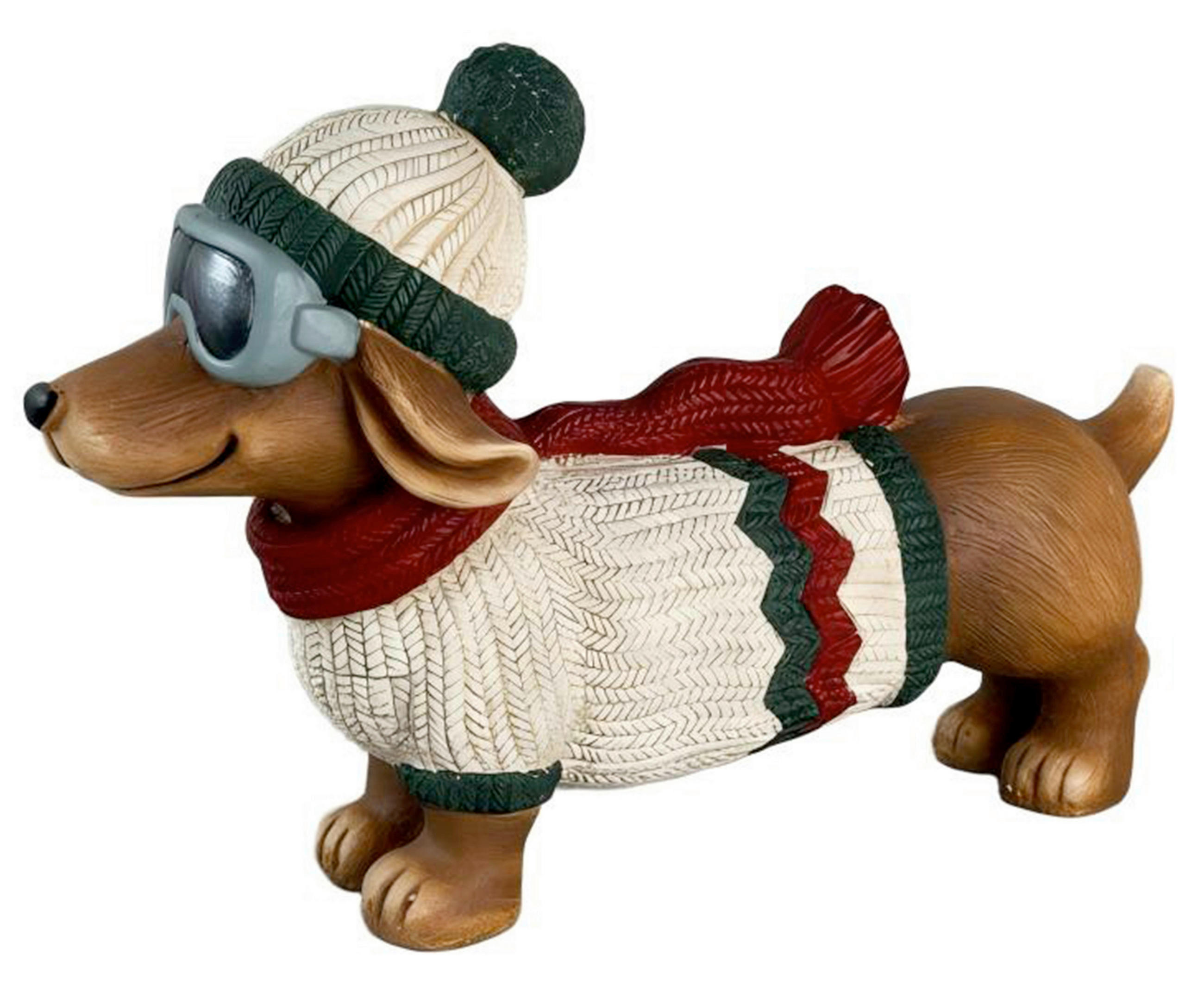 DEKOR KUTYA - többszínű, Lifestyle, kő (47,5/16/33cm) - X-Mas