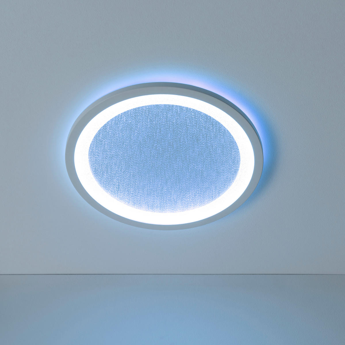 LED-DECKENLEUCHTE  29,5/2,5 cm    - Weiss, Basics, Kunststoff (29,5/2,5cm) - Brilliant