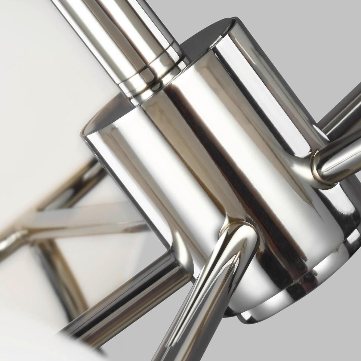 TAKKRONA Elstead Apollo 81.3/61.1 cm - nickelfärgad, Basics, metall/glas (81.3/61.1cm) - Elstead Lighting