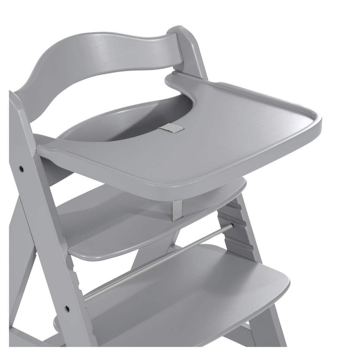 ESS- UND SPIELBRETT Alpha Wooden Tray  - Hellgrau, Basics, Holz (38,5/46/3cm) - Hauck