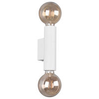 WANDLEUCHTE   - Weiß, Design, Metall (18/5/8,5cm) - P & B