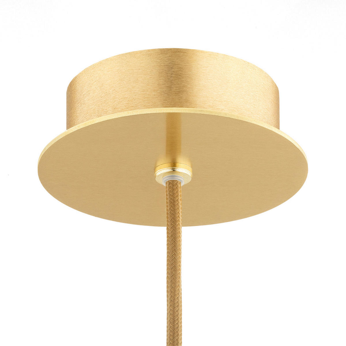 HÄNGELEUCHTE HAMPTON 10/10/157.5 cm   - Transparent/Messingfarben, KONVENTIONELL, Glas/Metall (10/10/157.5cm)