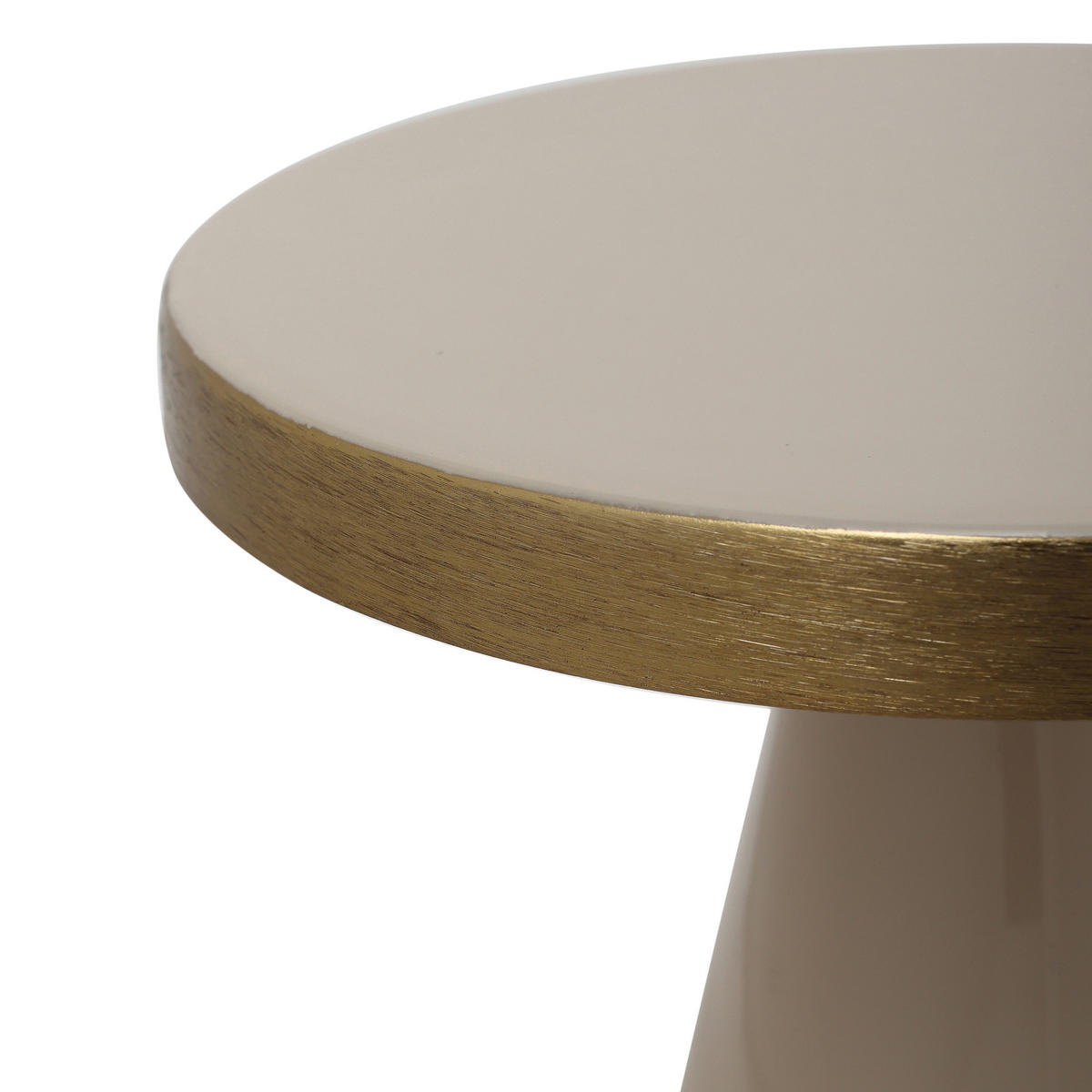 TORTENPLATTE - Beige/Goldfarben, Trend, Metall (30/14cm) - Kayoom
