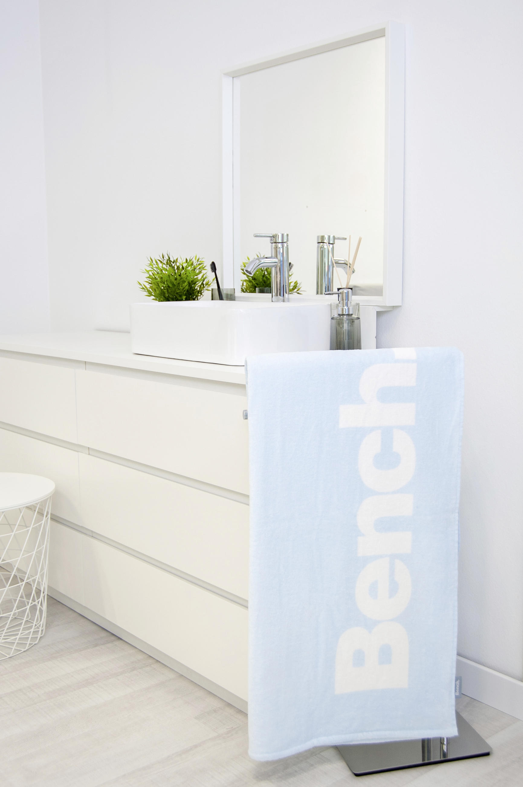 STRANDTUCH Blau, Weiß 80/180 cm  - Blau/Weiß, KONVENTIONELL, Textil (80/180cm) - Bench