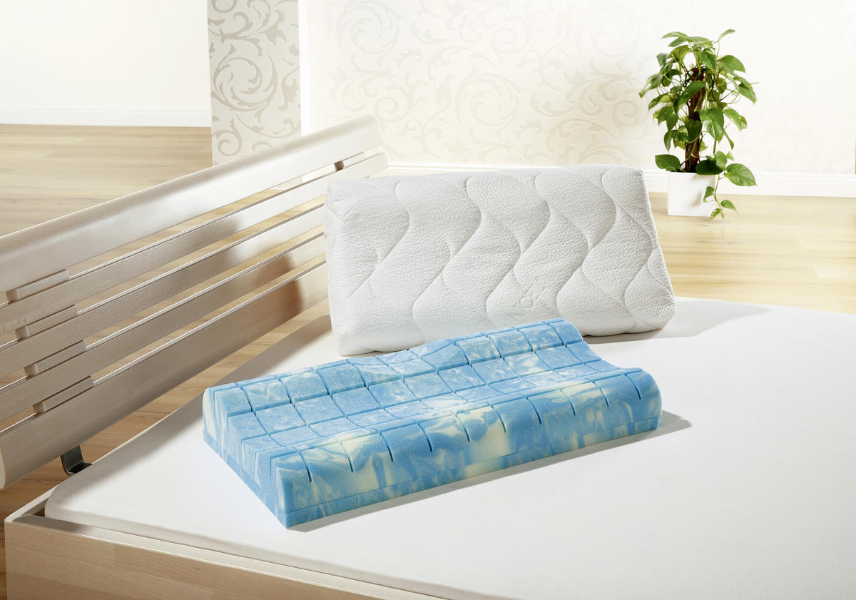VZGLAVNIK ZA VRAT  40/80 cm       - bela, Basics, tekstil (40/80cm) - Sleeptex