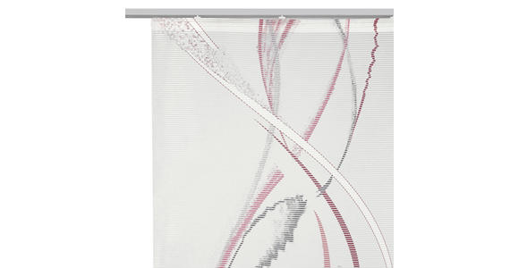 FLÄCHENVORHANG in Rot - Rot, Design, Textil (60/255cm) - Novel