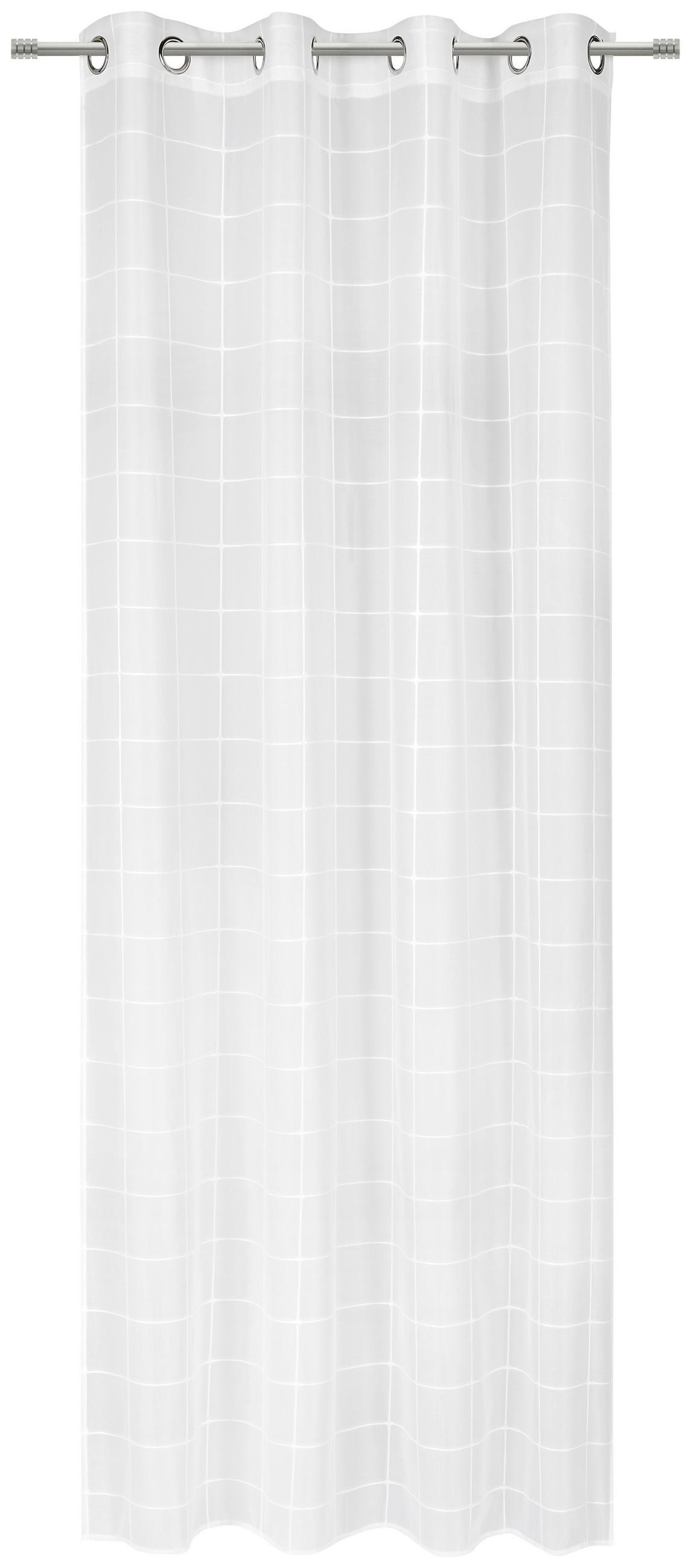 ÖSENVORHANG  - Weiß, Basics, Textil (140/245cm) - Esposa