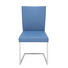 SCHWINGSTUHL Echtleder Blau, Edelstahlfarben - Blau/Edelstahlfarben, Design, Leder/Metall (48/90,5/63cm) - Bert Plantagie