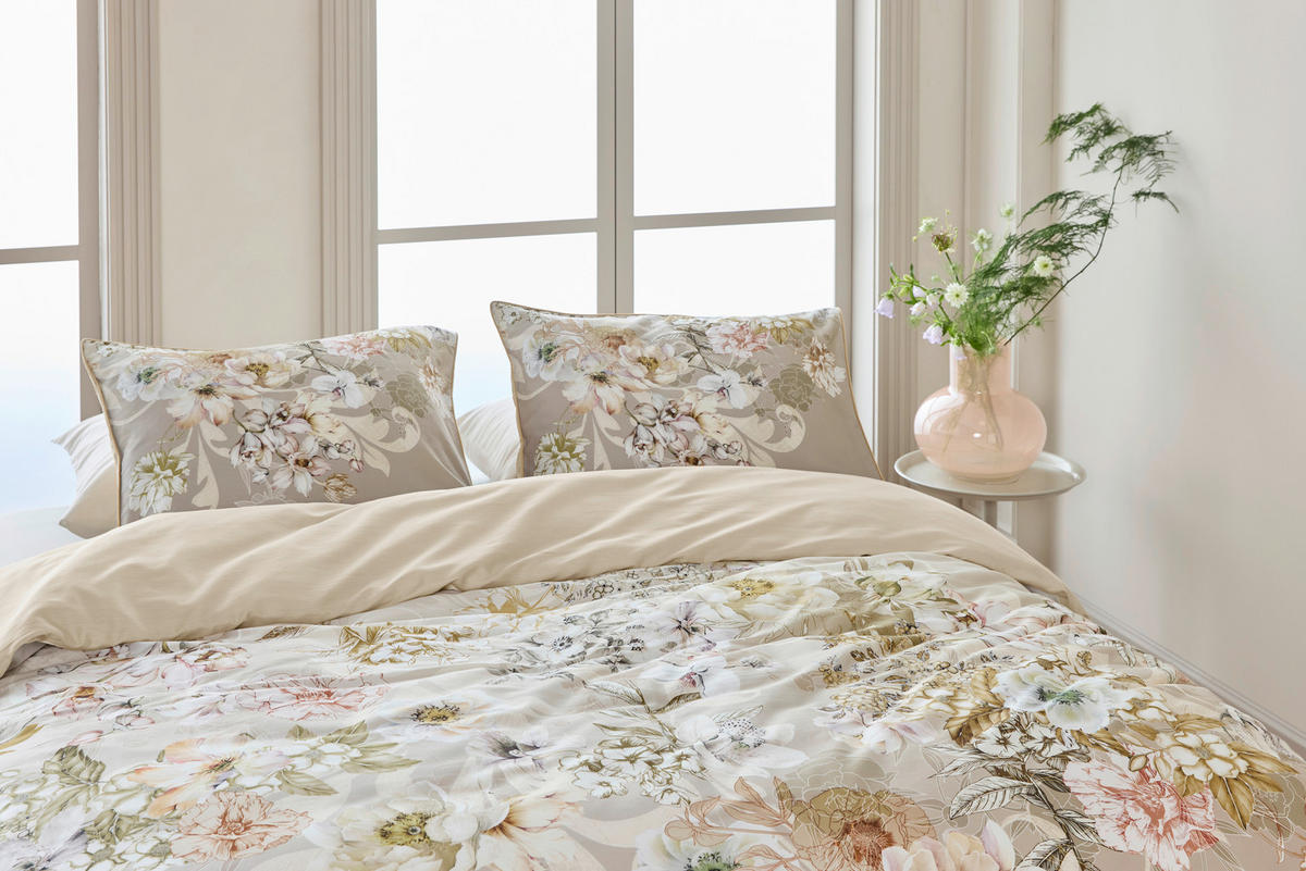 BETTWÄSCHE Exista Satin 160/210 cm  - Naturfarben, Basics, Textil (160/210cm) - Novel