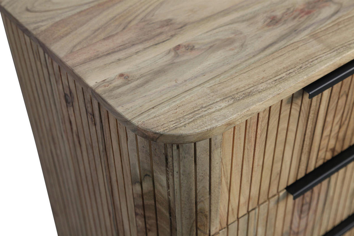 KOMMODE  in 103/80/45 cm  - Grau, KONVENTIONELL, Holz/Metall (103/80/45cm) - Livetastic