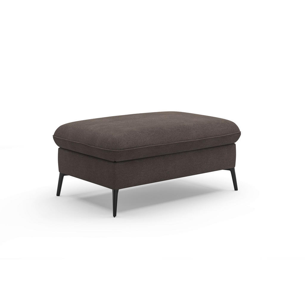 Thumbnail - Sit & More Hocker, Graphit, Textil, Füllung: Schaumstoff, rechteckig, 104x47x69 cm, Goldenes M, Oeko-Tex® Standard 100, ...