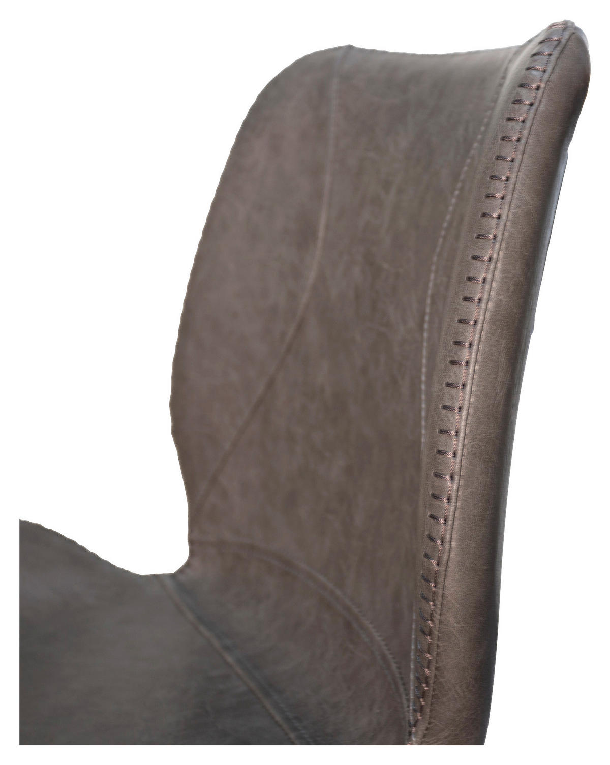 BARHOCKER-SET Lederlook Anthrazit  - Anthrazit/Schwarz, KONVENTIONELL, Kunststoff/Textil (47/99/40cm) - MID.YOU