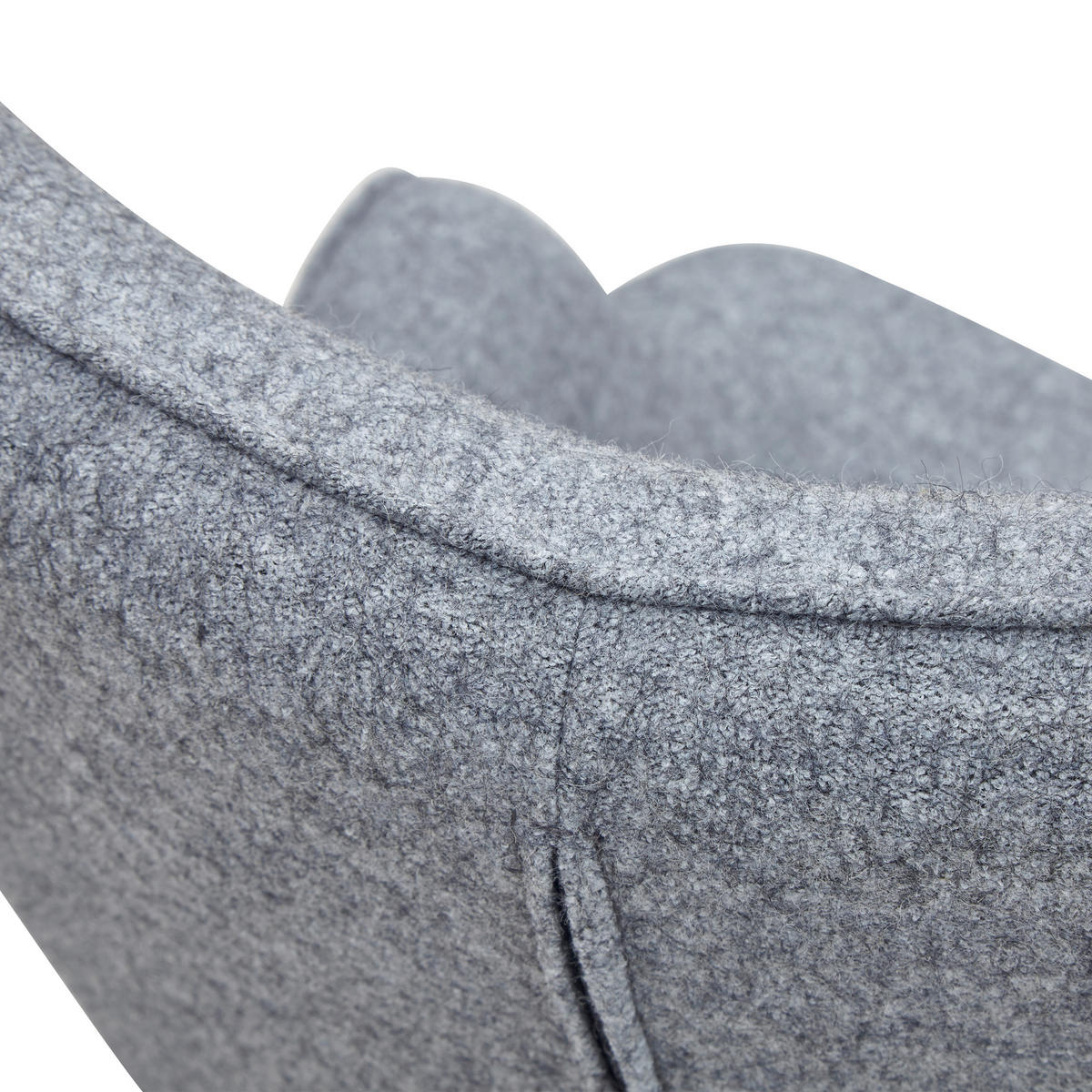 SESSEL in Webstoff Grau  - Eichefarben/Grau, MODERN, Textil/Metall (80/92/99cm) - Livetastic