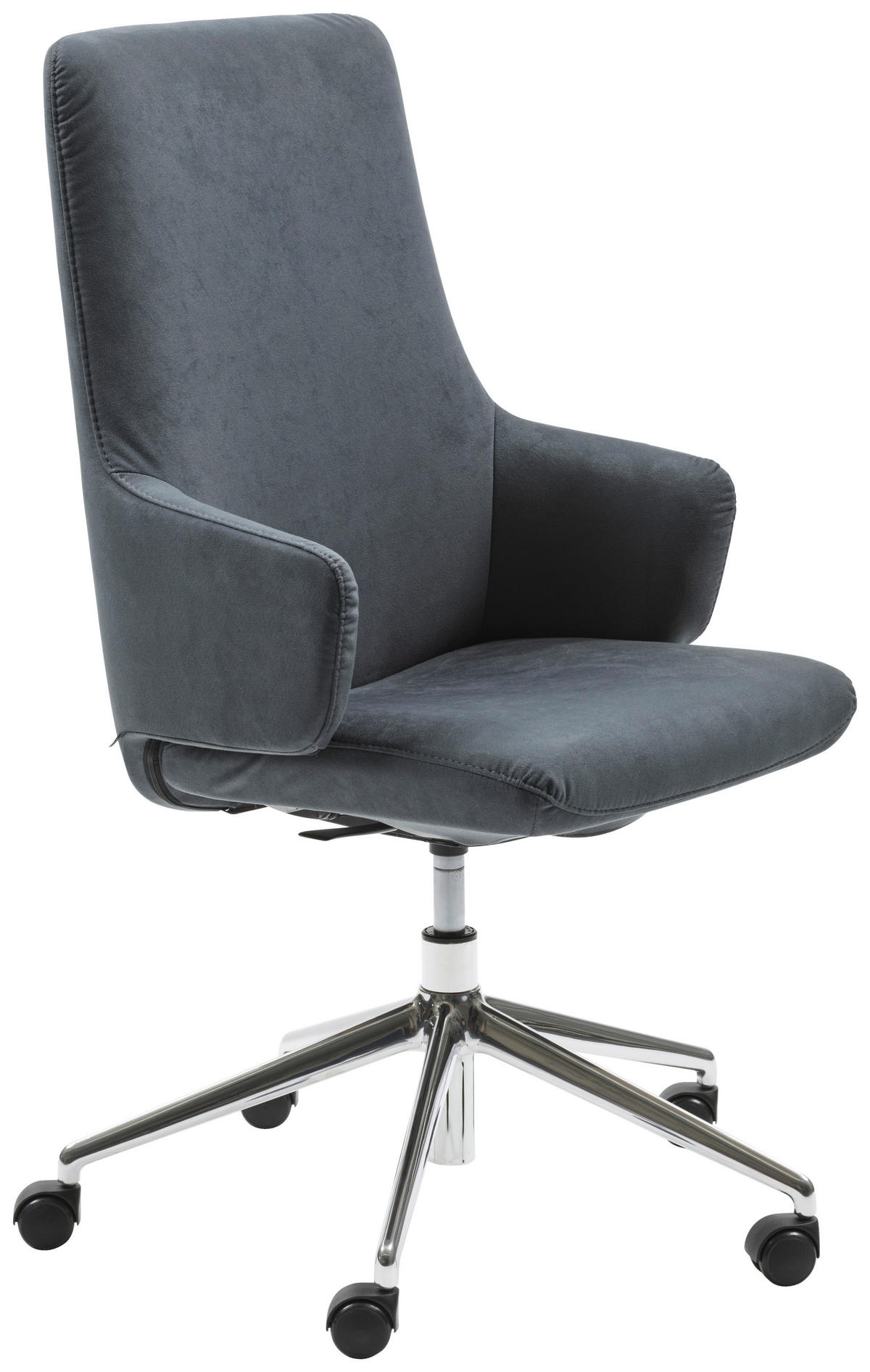 DREHSTUHL Mikrofaser Schwarz  - Schwarz, Design, Kunststoff/Textil (72/100/72cm) - Stressless