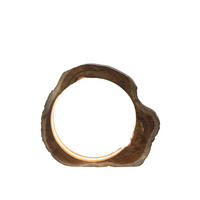 LED-TISCHLEUCHTE 49/49/5,5 cm   - Naturfarben, Design, Holz (49/49/5,5cm) - P & B