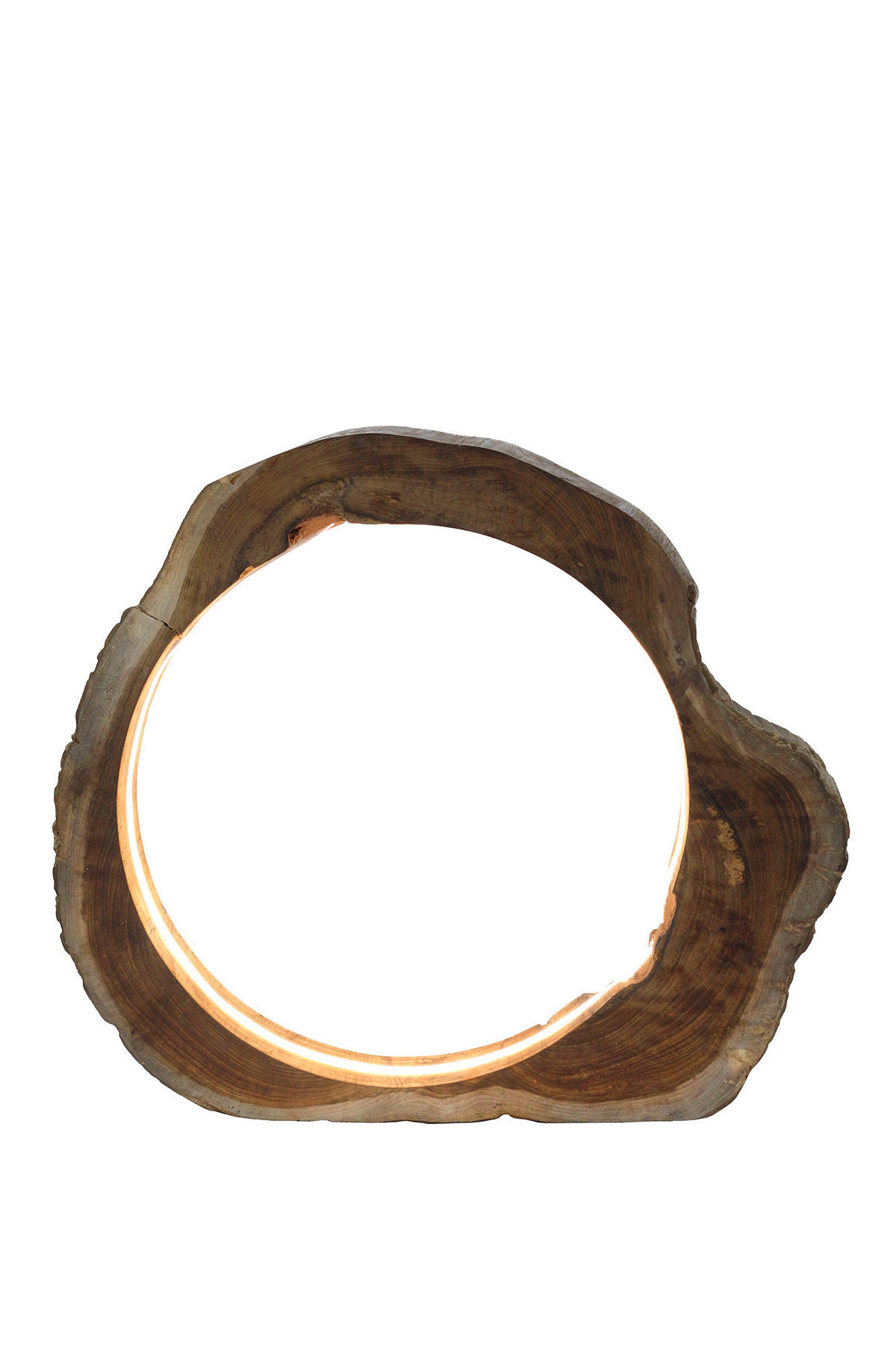 LED-TISCHLEUCHTE 49/49/5,5 cm   - Naturfarben, Design, Holz (49/49/5,5cm) - P & B