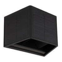 SOLARLEUCHTE 15,4/9,6/9,9 cm   - Klar/Schwarz, Design, Kunststoff (15,4/9,6/9,9cm) - Globo