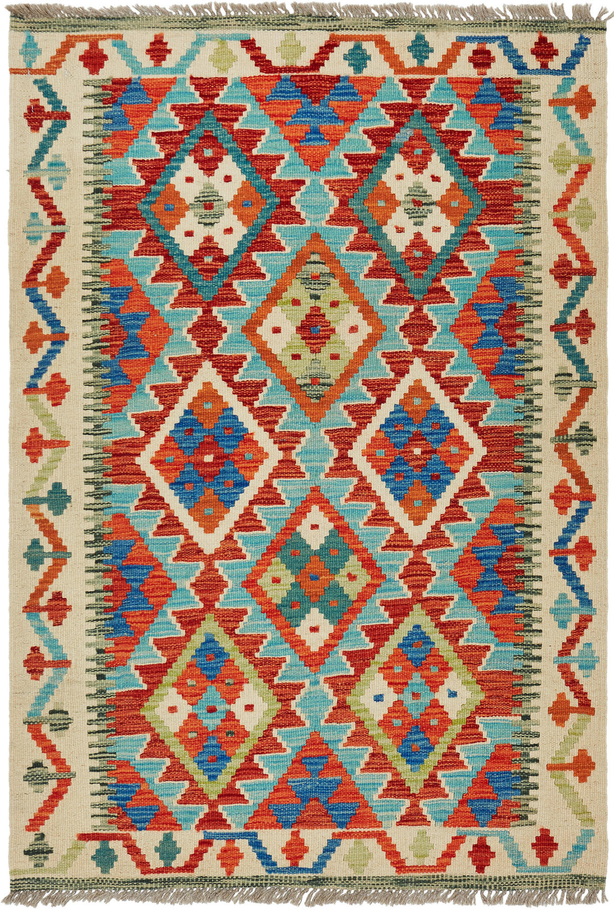 ORIENTALSKA PREPROGA  KELIM VINTAGE     260/300 cm     večbarvno  - večbarvno, Konvencionalno, tekstil (260/300cm)